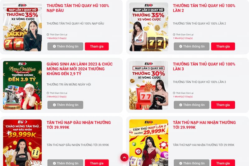 EU9 - Nhà cái uy tín, link vào uy tín 2024 an toàn nhất 7 Khuyến Mãi